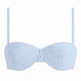 The Ingrid Top in Broderie Anglaise Ash