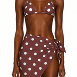 The Bandana in Brown Polka Dot