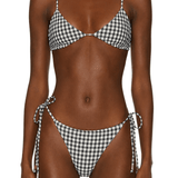 The Elsa Top in Tuxedo Plaid