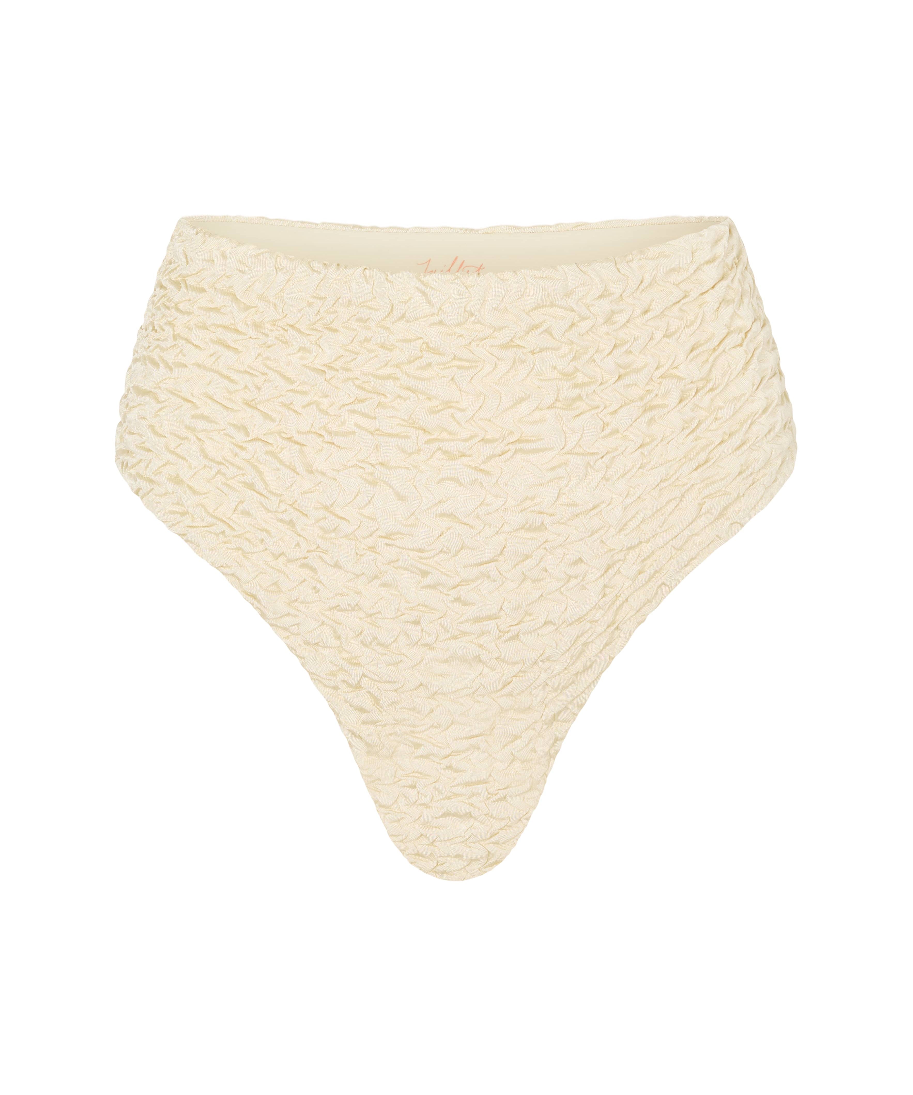 The Isla Bottom in Ivory Luxe Crinkle