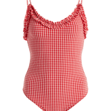 The Daphne One Piece in Red Gingham
