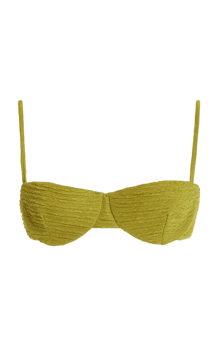 The Ingrid Top in Chartreuse