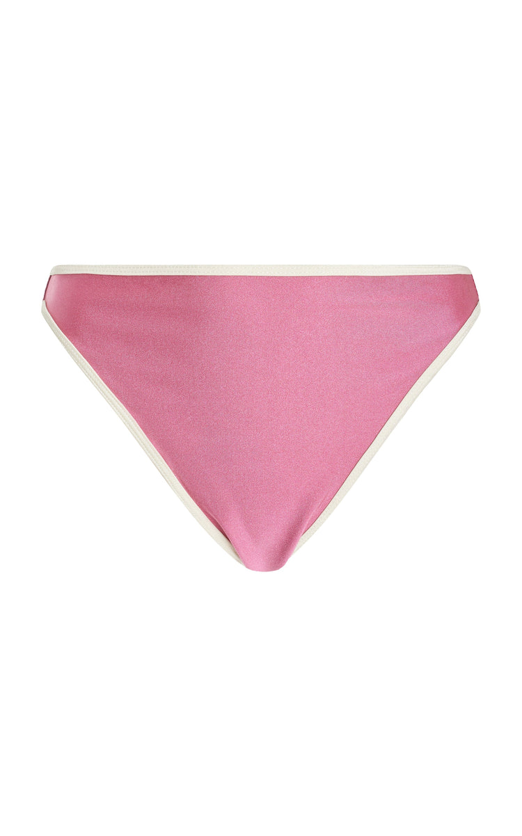 The Edie Bottom in Ischia Pink/Ivory Shine
