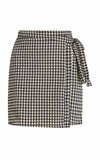 The Wrap Skirt in Tuxedo Plaid