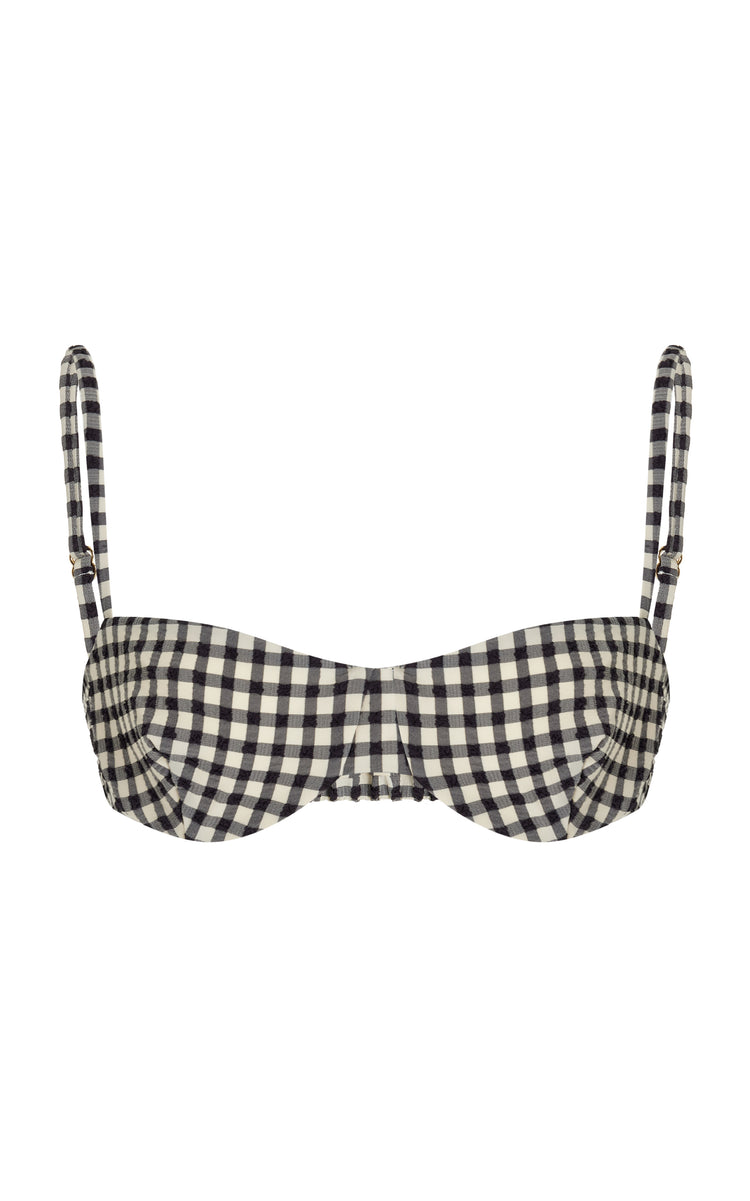 The Ingrid Top in Tuxedo Plaid