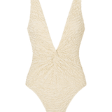 The Olivia One Piece in Ivory Luxe Crinkle