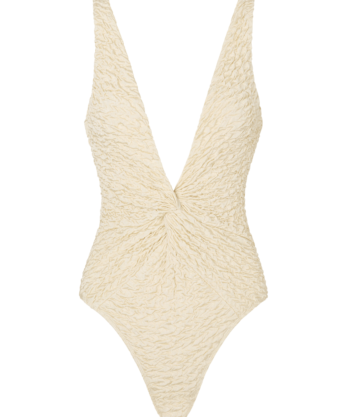 The Olivia One Piece in Ivory Luxe Crinkle