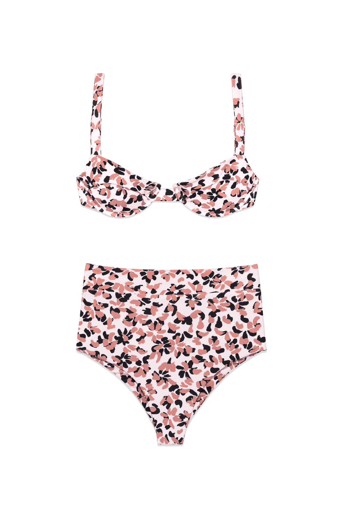 Izzy Top/ Isla Bottom Set in Pink Floral