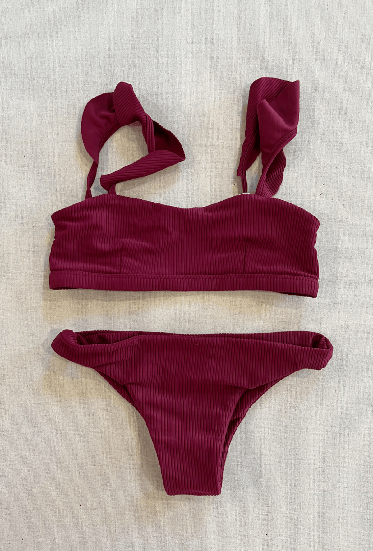 SOPHIE TOP/ BLOHM BOTTOM IN MULBERRY (SAMPLE)