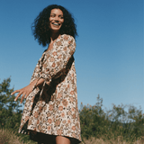 The Madelaine Babydoll Dress in Oona