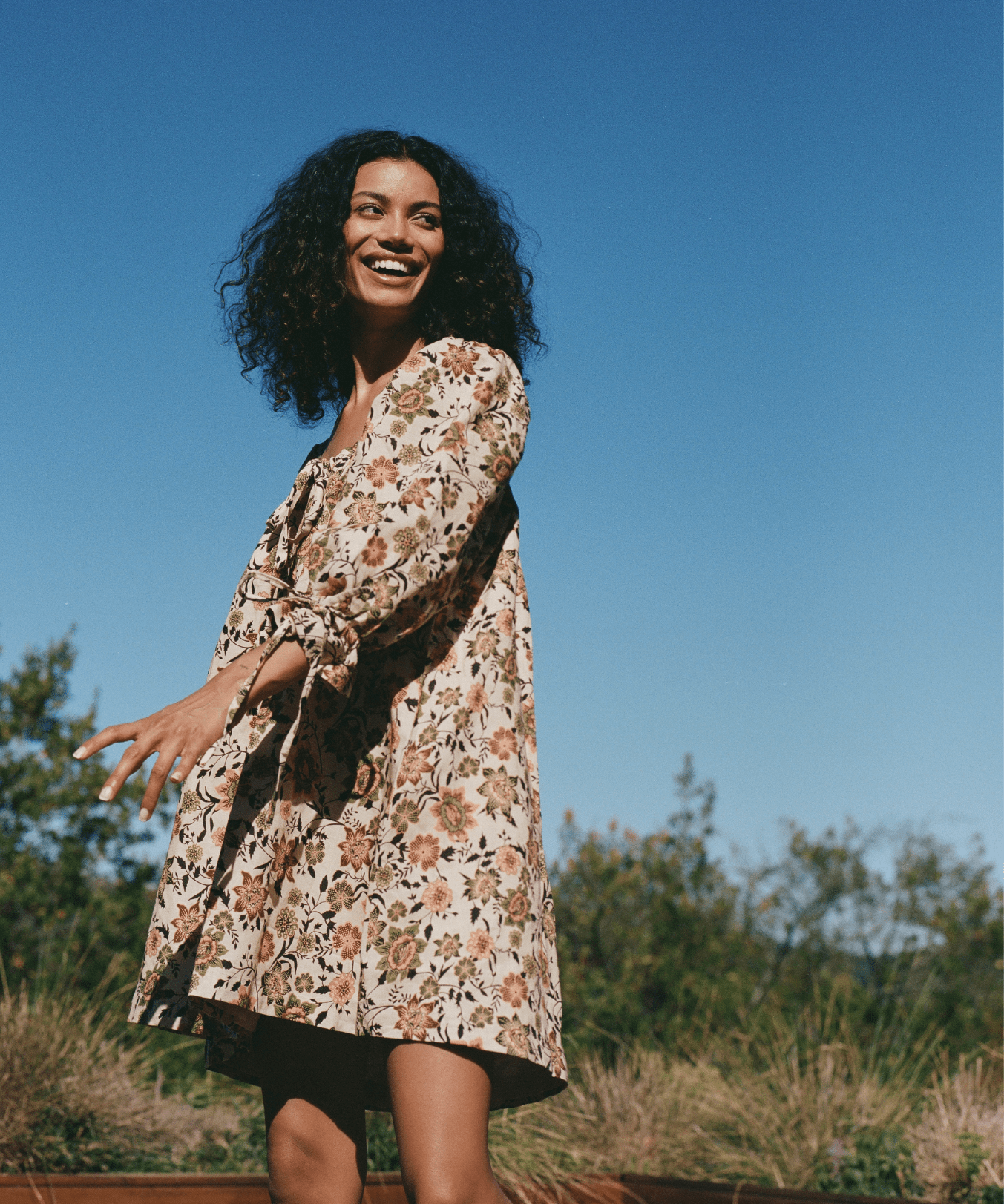 The Madelaine Babydoll Dress in Oona