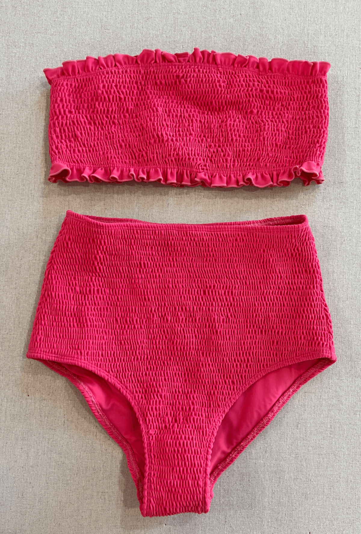 SARI TOP/ ISLA BOTTOM IN CHERRY BLOSSOM (SAMPLE)